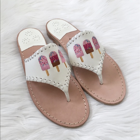 Jack Rogers Shoes - Jack Rogers Ice Cream Pop Embroidered Sandal